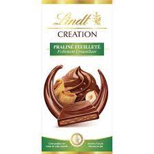 CHOCOLAT LINDT CREATION PRALINE FEUILLETE